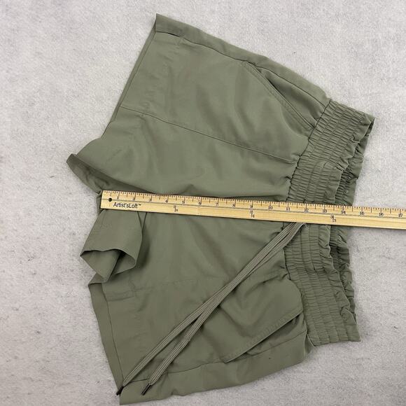 Abercrombie & Fitch Shorts Women Small Green Traveler Short Cargo Drawstring - Picture 6 of 10